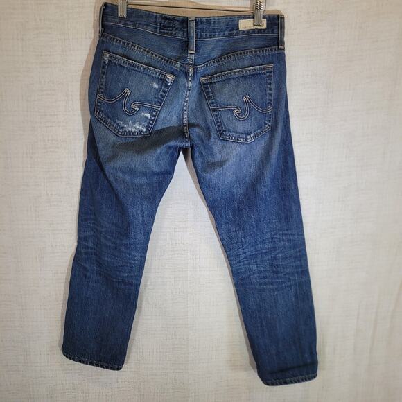 Adriano Goldschmied Jeans Womens 26 Piper Slouchy Slim Crop Stitch Selvedge Pant - Picture 6 of 14